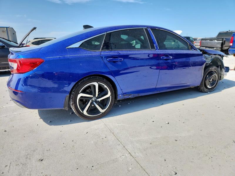 1HGCV2F32MA022210 - 2021 HONDA ACCORD SPORT Blau Foto 3