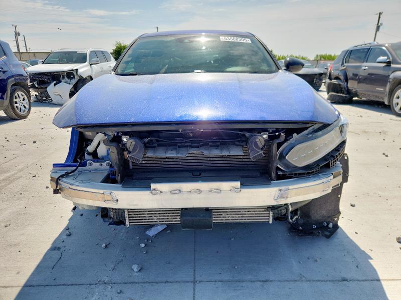 1HGCV2F32MA022210 - 2021 HONDA ACCORD SPORT Blau Foto 5