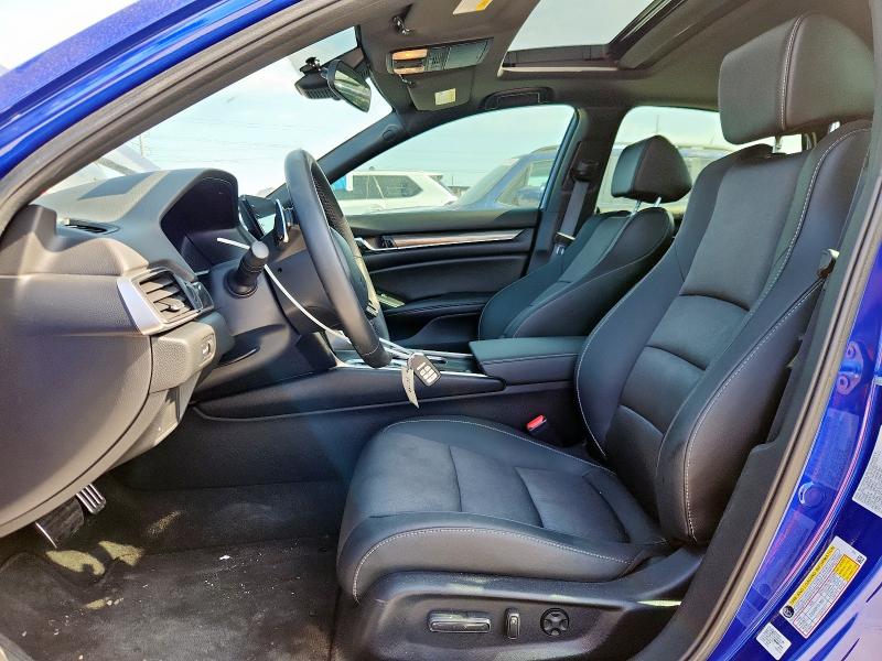 1HGCV2F32MA022210 - 2021 HONDA ACCORD SPORT Blau Foto 7