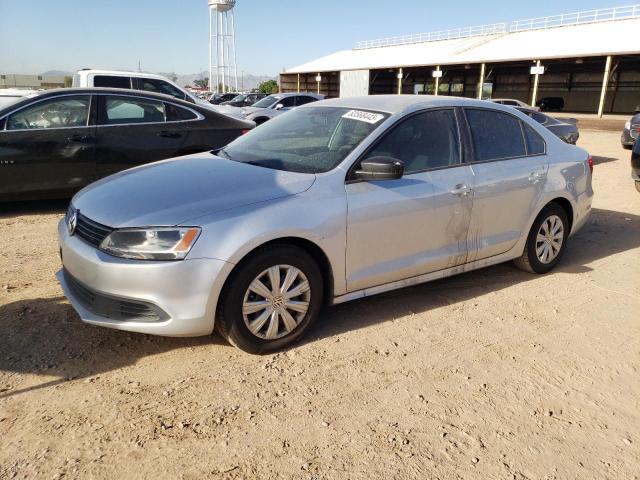 3VW2K7AJ1EM217321 - 2014 VOLKSWAGEN JETTA BASE 银色 照片 1