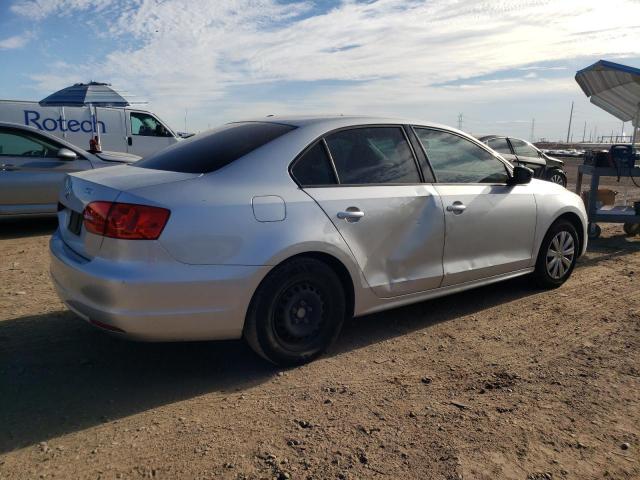 3VW2K7AJ1EM217321 - 2014 VOLKSWAGEN JETTA BASE 银色 照片 3