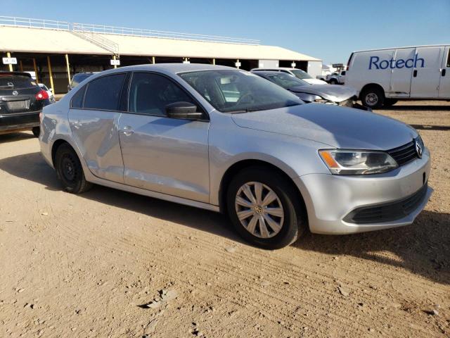 3VW2K7AJ1EM217321 - 2014 VOLKSWAGEN JETTA BASE 银色 照片 4