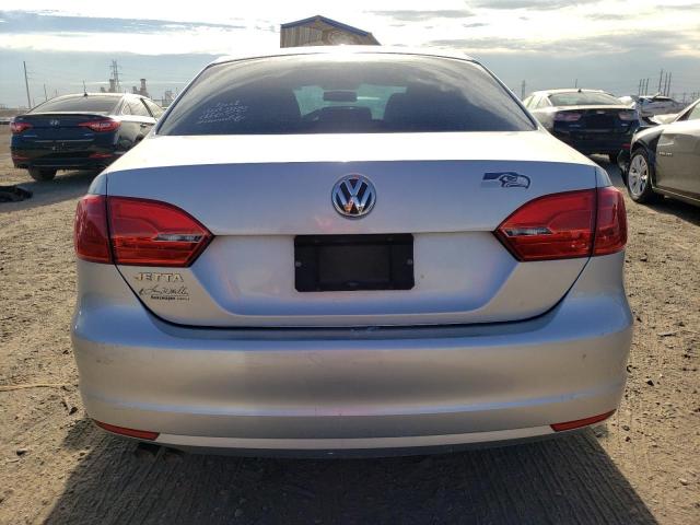 3VW2K7AJ1EM217321 - 2014 VOLKSWAGEN JETTA BASE 银色 照片 6