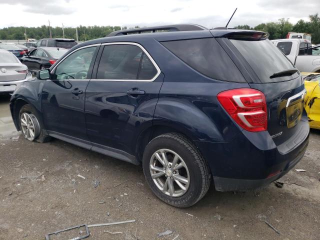 2GNALCEK3H1535838 - 2017 CHEVROLET EQUINOX LT BLUE photo 2