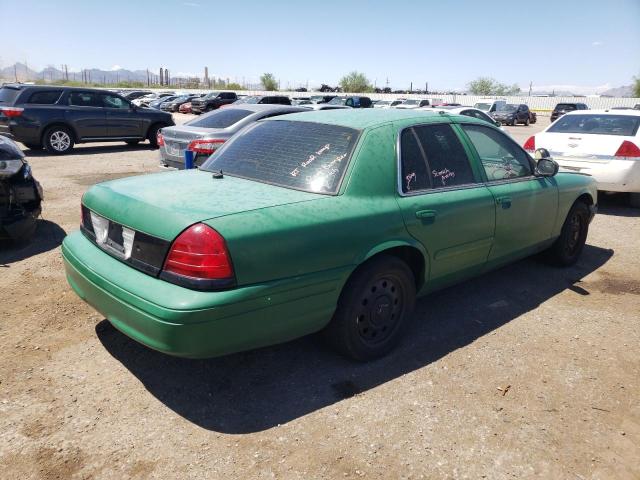 2FAHP71WX7X150256 - 2007 FORD CROWN VICT POLICE INTERCEPTOR GREEN photo 3