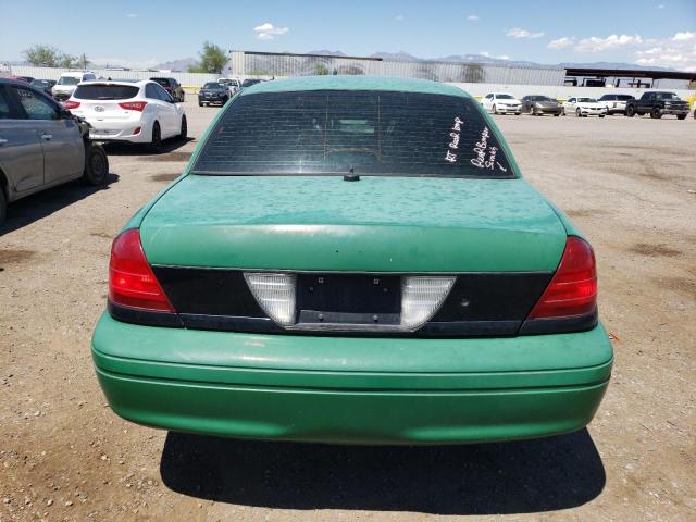 2FAHP71WX7X150256 - 2007 FORD CROWN VICT POLICE INTERCEPTOR GREEN photo 6