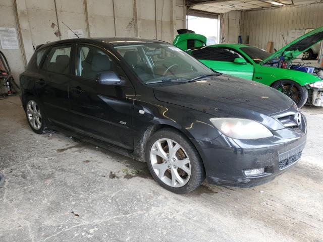 JM1BK343181775759 - 2008 MAZDA 3 HATCHBACK BLACK photo 4