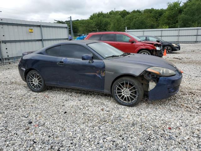 KMHHM66D48U289999 - 2008 HYUNDAI TIBURON GS BLUE photo 4