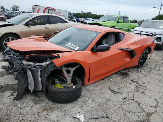 1G1Y62D40L5112467 - 2020 CHEVROLET CORVETTE STINGRAY 1LT ORANGE photo 1