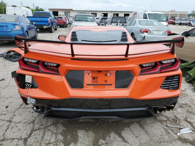 1G1Y62D40L5112467 - 2020 CHEVROLET CORVETTE STINGRAY 1LT ORANGE photo 6