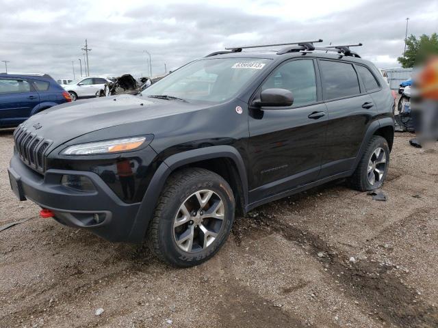 1C4PJMBS9FW649190 - 2015 JEEP CHEROKEE TRAILHAWK BLACK photo 1