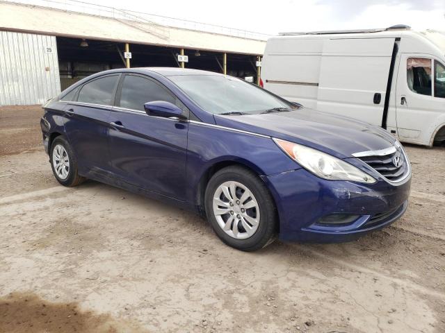 5NPEB4ACXCH398552 - 2012 HYUNDAI SONATA GLS BLUE photo 4