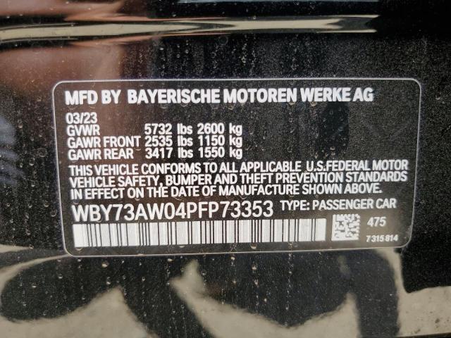 WBY73AW04PFP73353 - 2023 BMW I4 EDRIVE4 黑色 照片 12