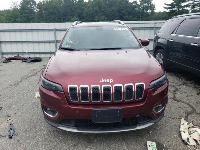 1C4PJMDX5KD251022 - 2019 JEEP CHEROKEE LIMITED RED photo 5