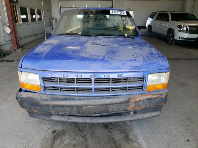 1B7FL26XXTW706606 - 1996 DODGE DAKOTA BLUE photo 5