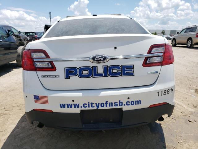 1FAHP2MK4HG108703 - 2017 FORD TAURUS POLICE INTERCEPTOR WHITE photo 6