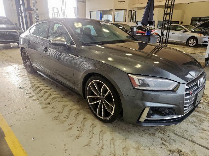 WAUC4CF59JA064259 - 2018 AUDI S5 PRESTIGE GRAY photo 4