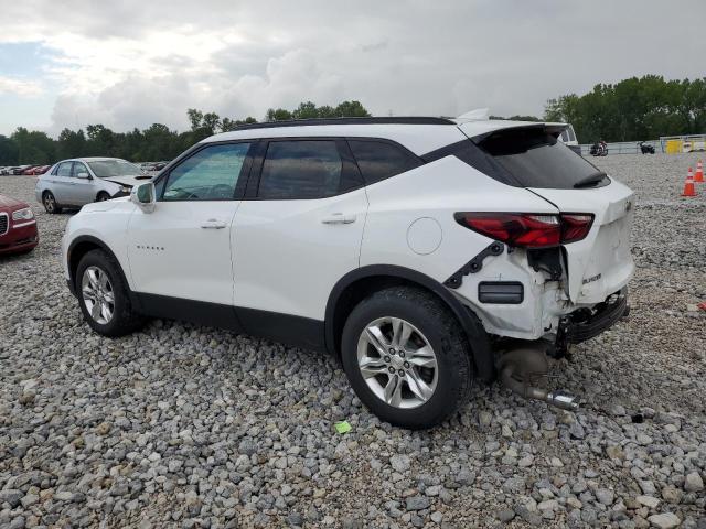 3GNKBCRS1KS670166 - 2019 CHEVROLET BLAZER 2LT WHITE photo 2