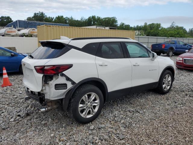 3GNKBCRS1KS670166 - 2019 CHEVROLET BLAZER 2LT WHITE photo 3