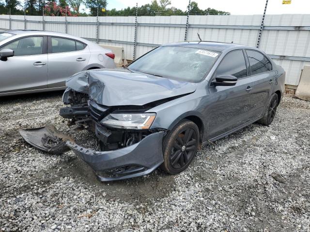 3VWD17AJXJM229084 - 2018 VOLKSWAGEN JETTA SPORT GRAY photo 1