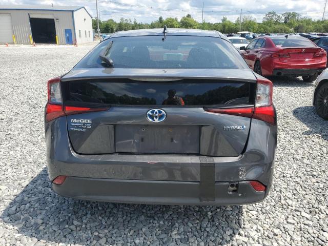 JTDL9RFU1K3011348 - 2019 TOYOTA PRIUS GRAY photo 6