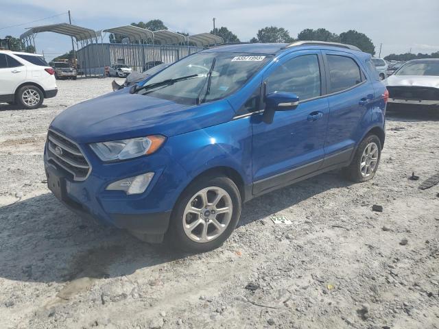 MAJ3P1TE7JC158895 - 2018 FORD ECOSPORT SE BLUE photo 1