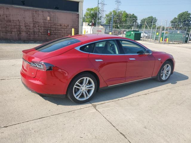 5YJSA1CN9DFP20925 - 2013 TESLA MODEL S Rot Foto 3