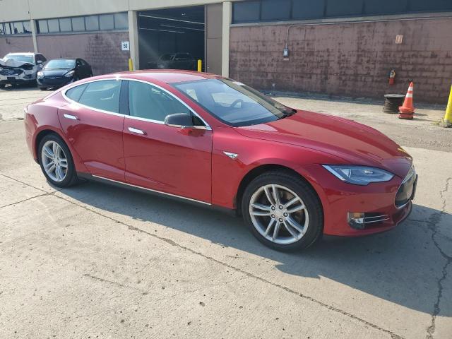 5YJSA1CN9DFP20925 - 2013 TESLA MODEL S Rot Foto 4