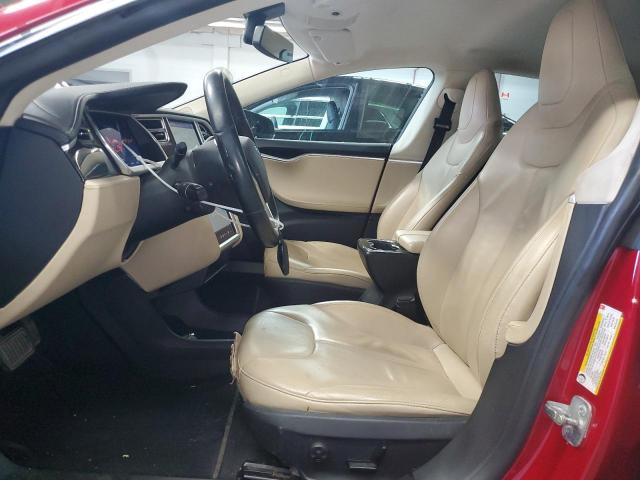 5YJSA1CN9DFP20925 - 2013 TESLA MODEL S Rot Foto 7