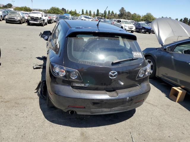 JM1BK344X61443616 - 2006 MAZDA 3 HATCHBACK BLACK photo 6