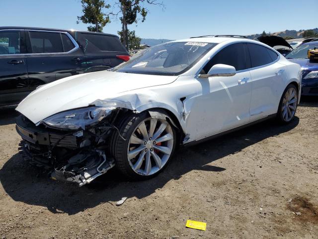 5YJSA1E44FF113841 - 2015 TESLA MODEL S Ağ foto 1