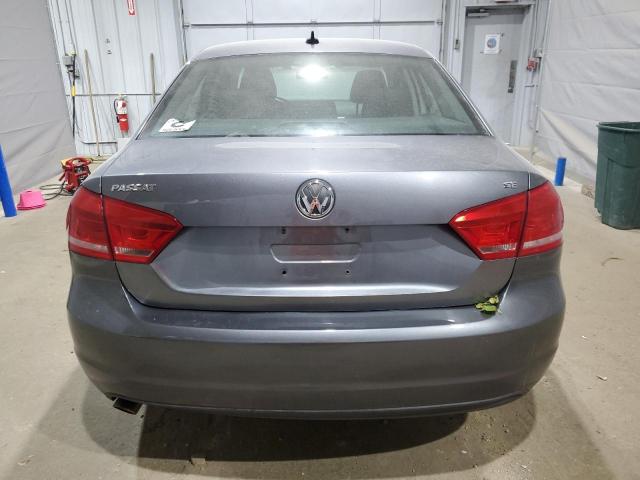 1VWBP7A3XCC054511 - 2012 VOLKSWAGEN PASSAT SE GRAY photo 6
