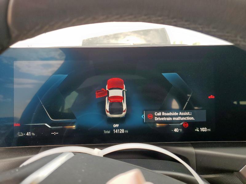 WBY43AW0XPFP76986 - 2023 BMW I4 EDRIVE 35 თეთრი ფოტო 9