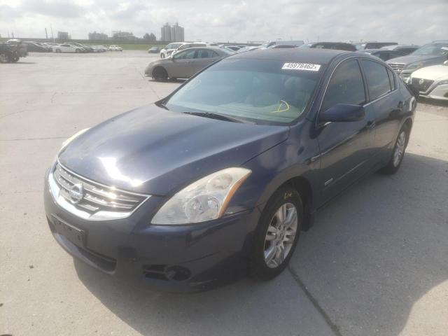 1N4CL2AP8AC125359 - 2010 NISSAN ALTIMA HYBRID BLUE photo 2