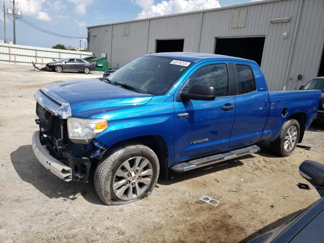 5TFRW5F16GX193887 - 2016 TOYOTA TUNDRA DOUBLE CAB SR/SR5 BLUE photo 1