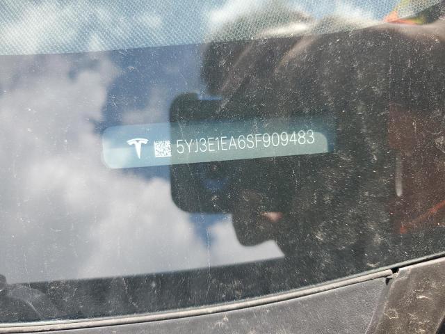 5YJ3E1EA6SF909483 - 2025 TESLA MODEL 3 GRAY photo 12