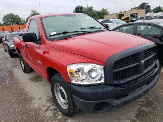 1D7HA16K78J191829 - 2008 DODGE RAM 1500 ST RED photo 4