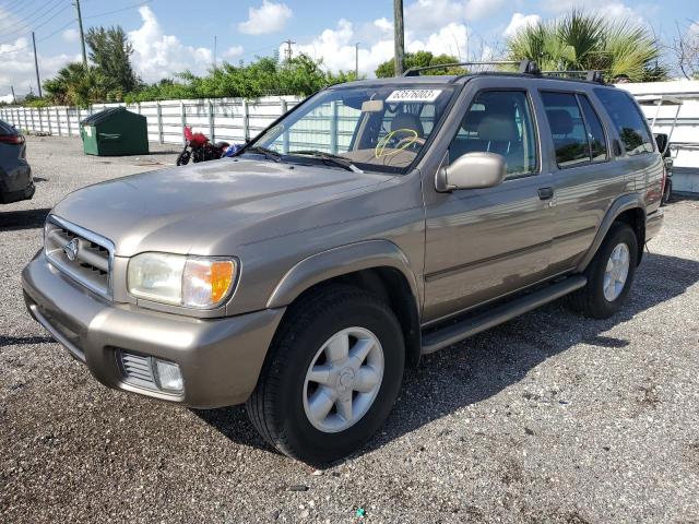 JN8DR09X41W562204 - 2001 NISSAN PATHFINDER LE BEIGE photo 1