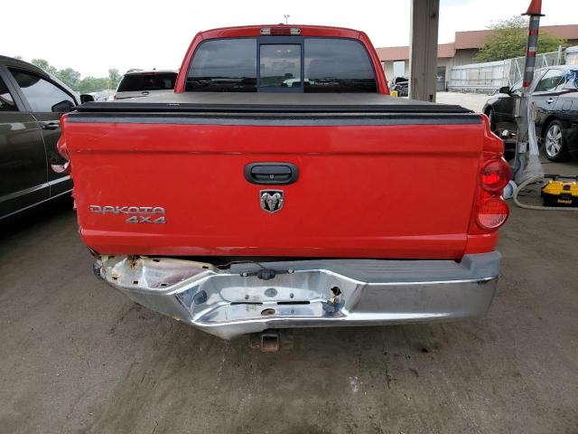 1D7HW28K67S259325 - 2007 DODGE DAKOTA QUAD RED photo 6