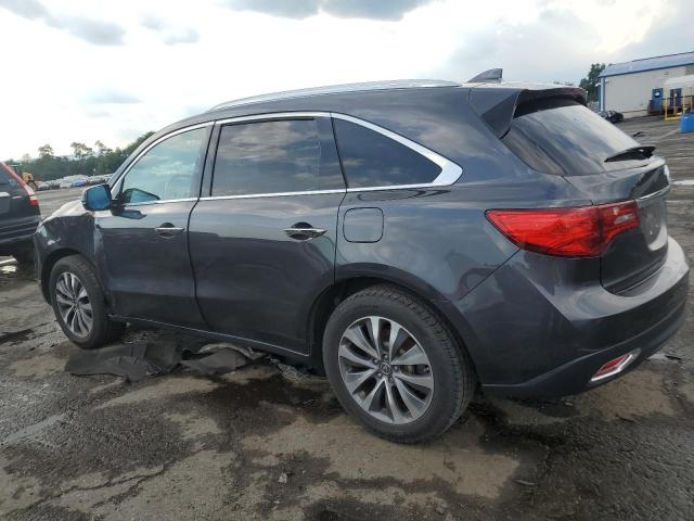 5FRYD4H40GB051952 - 2016 ACURA MDX TECHNOLOGY GRAY photo 2