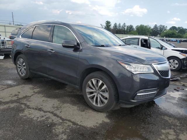 5FRYD4H40GB051952 - 2016 ACURA MDX TECHNOLOGY GRAY photo 4