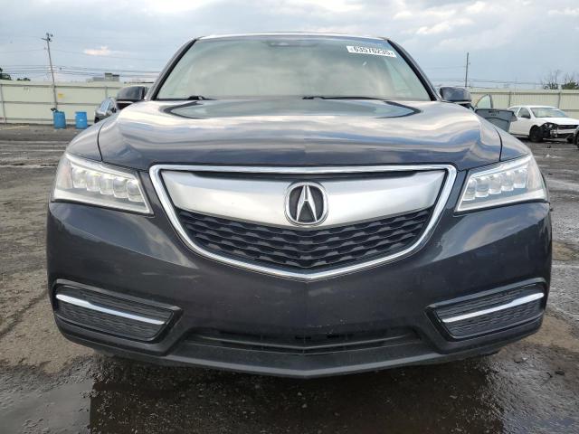 5FRYD4H40GB051952 - 2016 ACURA MDX TECHNOLOGY GRAY photo 5