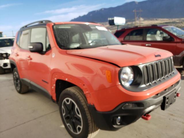 ZACCJBCT2GPD09677 - 2016 JEEP RENEGADE TRAILHAWK ORANGE photo 1