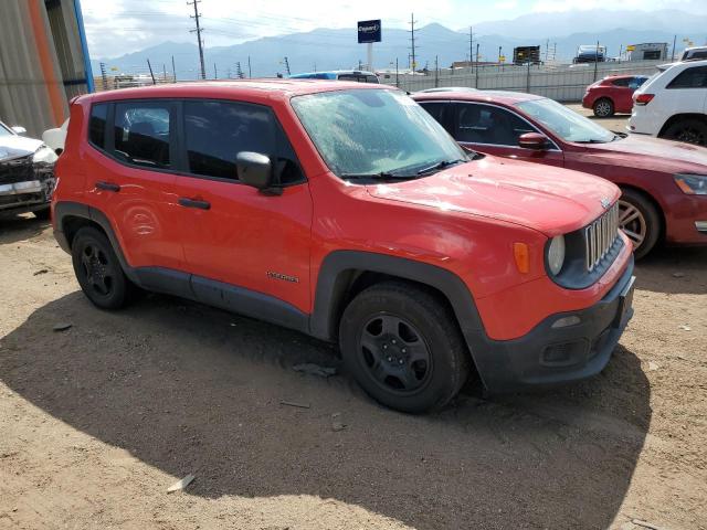 ZACCJAAW9GPC86017 - 2016 JEEP RENEGADE SPORT RED photo 4