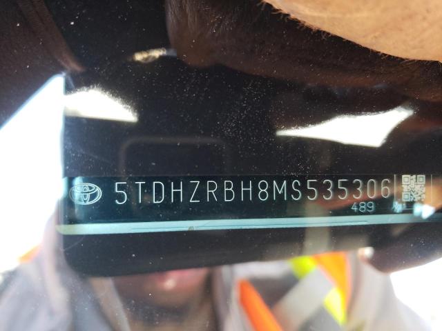 5TDHZRBH8MS535306 - 2021 TOYOTA HIGHLANDER XLE Ağ foto 13