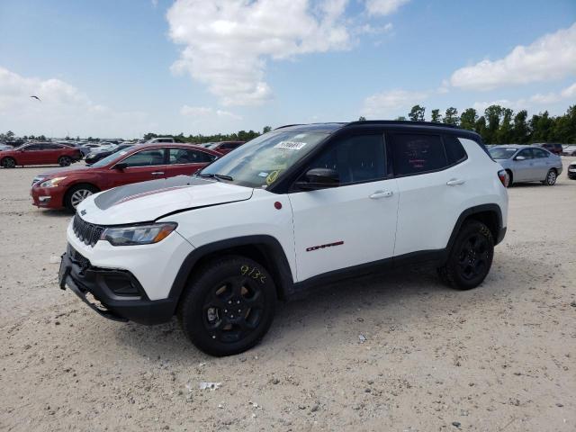 3C4NJDDN6PT543494 - 2023 JEEP COMPASS TRAILHAWK WHITE photo 1