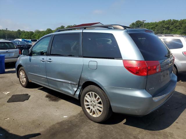 5TDBK22C58S017343 - 2008 TOYOTA SIENNA XLE BLUE photo 2