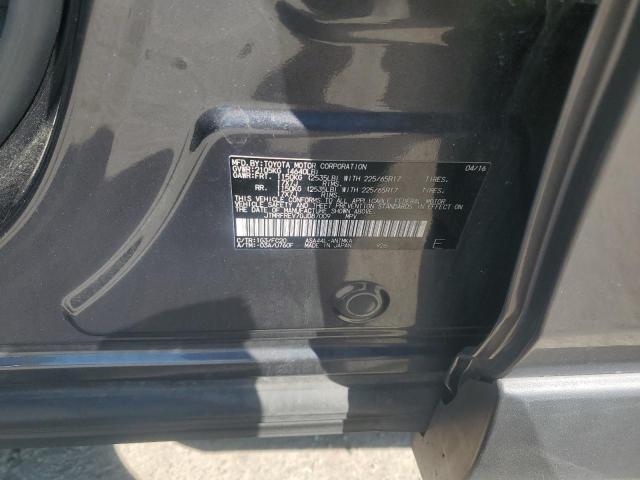 JTMRFREV7GJ087009 - 2016 TOYOTA RAV4 XLE GRAY photo 13