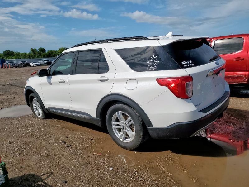 1FMSK7DH9NGA34606 - 2022 FORD EXPLORER XLT WHITE photo 2