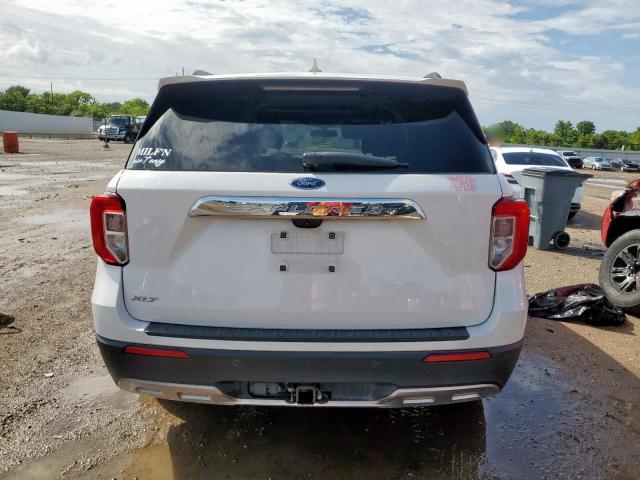 1FMSK7DH9NGA34606 - 2022 FORD EXPLORER XLT WHITE photo 6